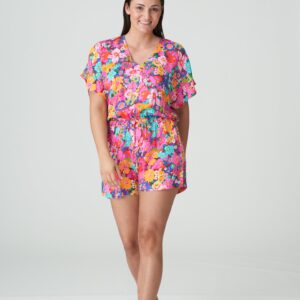 NAJAC Floral Explosion swimwear jumpsuit