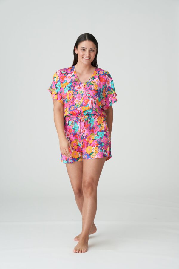 NAJAC Floral Explosion swimwear jumpsuit